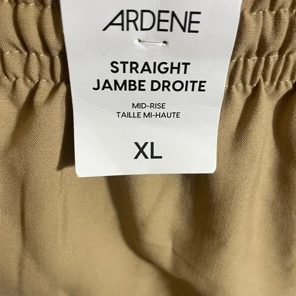 Sz XL Ardene women’s Mid Rise Straight Leg Cargo Pants 4 pockets pull on - Picture 5 of 12